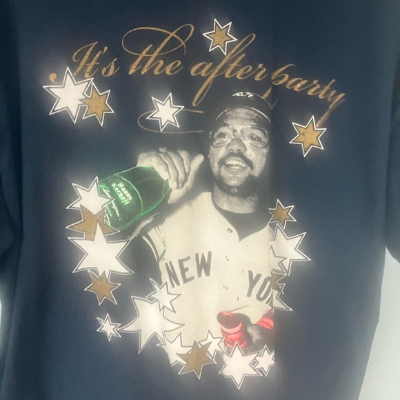 Reggie Jackson yankees party world series graphic design throwback shirt size xl - Picture 10 of 14